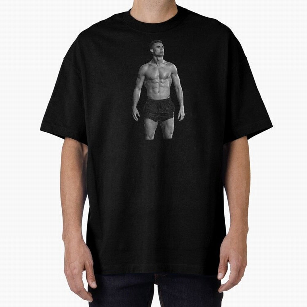 Cristiano Ronaldo Oversized T-Shirt Show Your Tournament Heart for FIFA World Cup 2026 USA Canada Mexico Spirit, Capturing Argentina, CR7 and Messi, Champion Mindset, Group Stage Buzz, Knockout Tension and Passionate Fan Culture; Perfect for Fans,