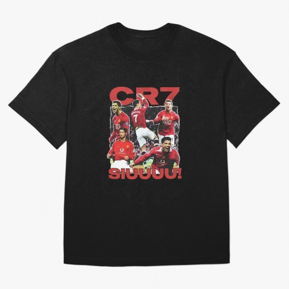 Retro Cristiano Ronaldo Manchester United Oversized T-Shirt Represent the Passion of Match Day Hype around FIFA World Cup 2026, Haaland and Mbappe, Argentina, France and Brazil, Soccer Culture, Superstar Moments, National Team Dreams and