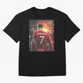 Cristiano Ronaldo Art iPad Case _amp_ Skin Oversized T-Shirt Bring Retro Soccer Energy to FIFA World Cup 2026 USA Canada Mexico for Fans of Messi, CR7 and Mbappe and Germany, Bringing Worldwide Fan Energy, Dramatic Goals, Stadium Lights and