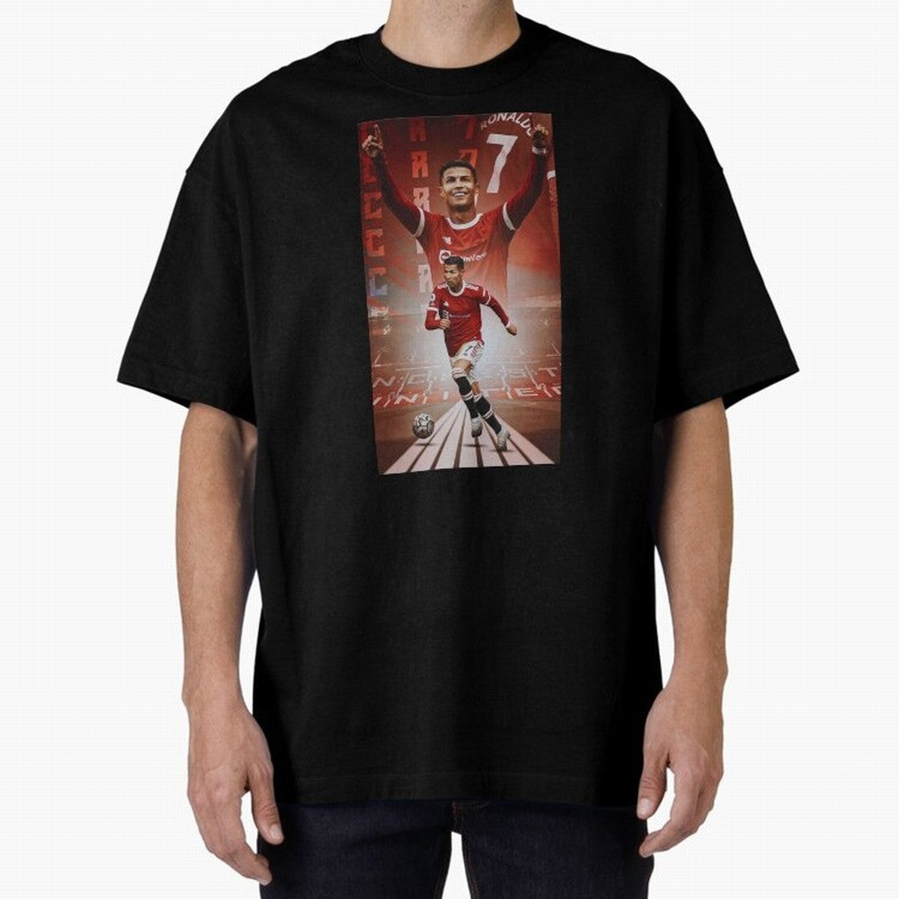 Cristiano Ronaldo Manchester Home 202122 , Ronaldo Gifts, Ronaldo Best Selling , Ronaldo Top Items Oversized T-Shirt Treasure the FIFA World Cup 2026 USA Canada Mexico Journey through CR7 and Messi Highlights, Brazil Pride, Soccer Culture,