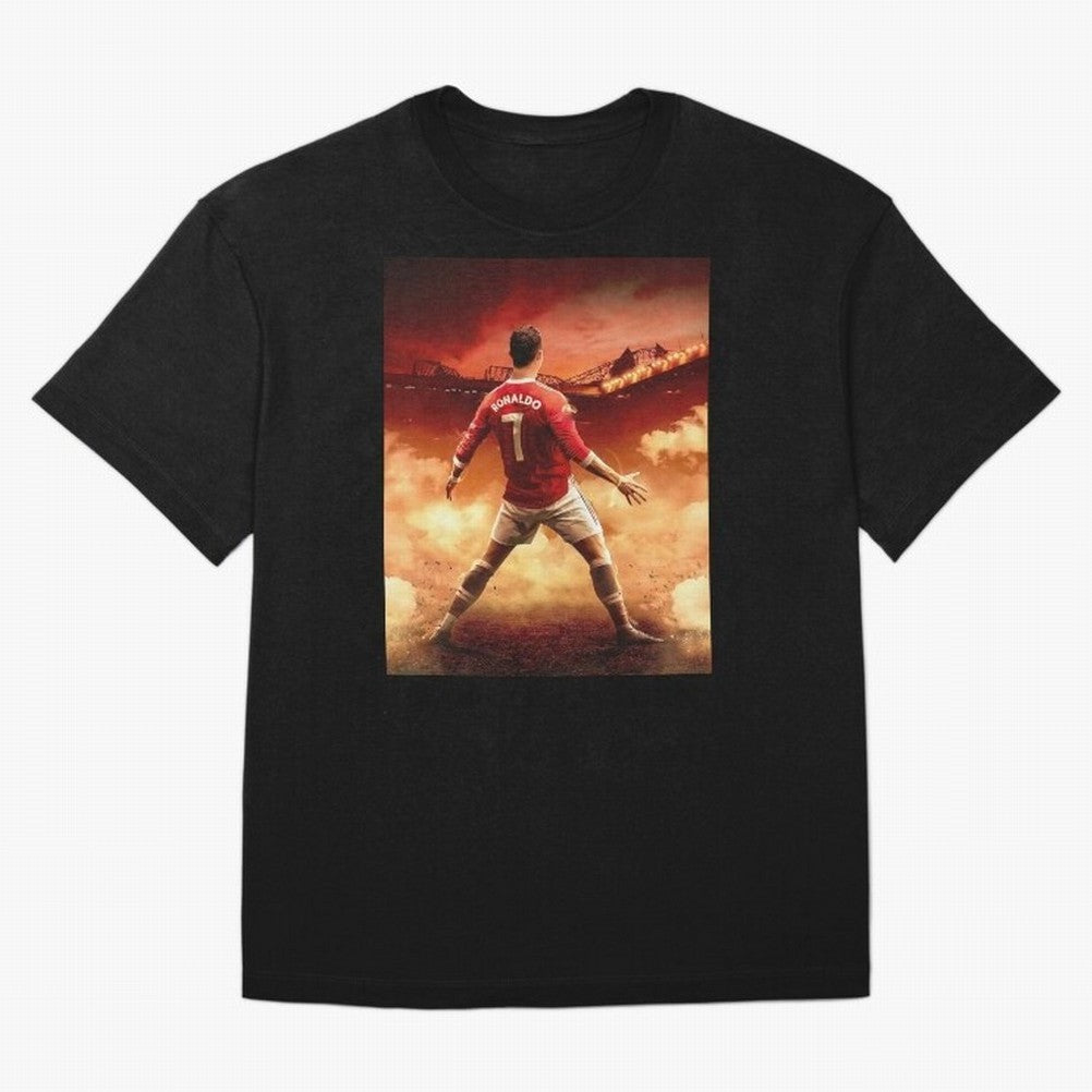 Ronaldo Cr7 Siuuu Manchester,Ronaldo Gifts,Ronaldo Cover,Ronaldo Prints Oversized T-Shirt Celebrate Match Day Hype around FIFA World Cup 2026 USA Canada Mexico, Haaland and Mbappe, France, Stadium Chants, National Pride, Trophy Dreams and
