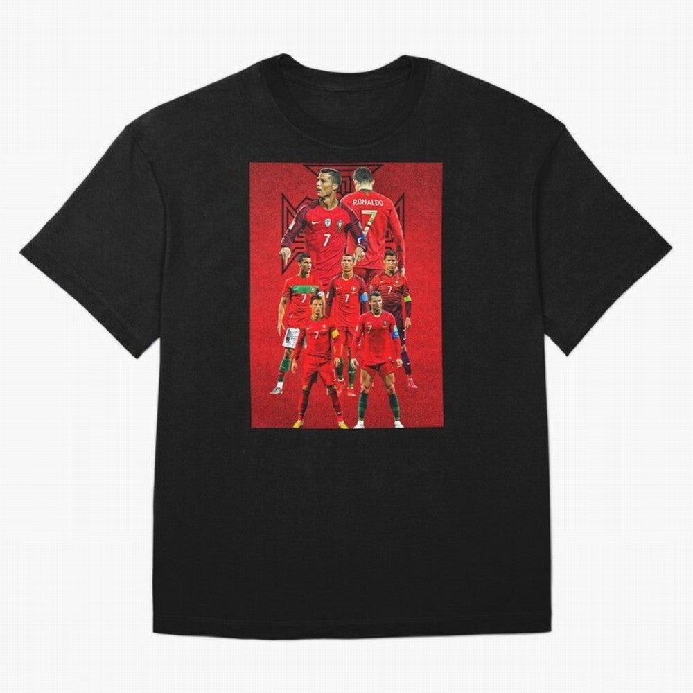 ronaldo Oversized T-Shirt Celebrate the Biggest Stage of FIFA World Cup 2026 USA Canada Mexico for Fans of Cristiano Ronaldo and France and Portugal, Bringing Worldwide Fan Energy, Dramatic Goals, Stadium Lights and Championship Celebrations;