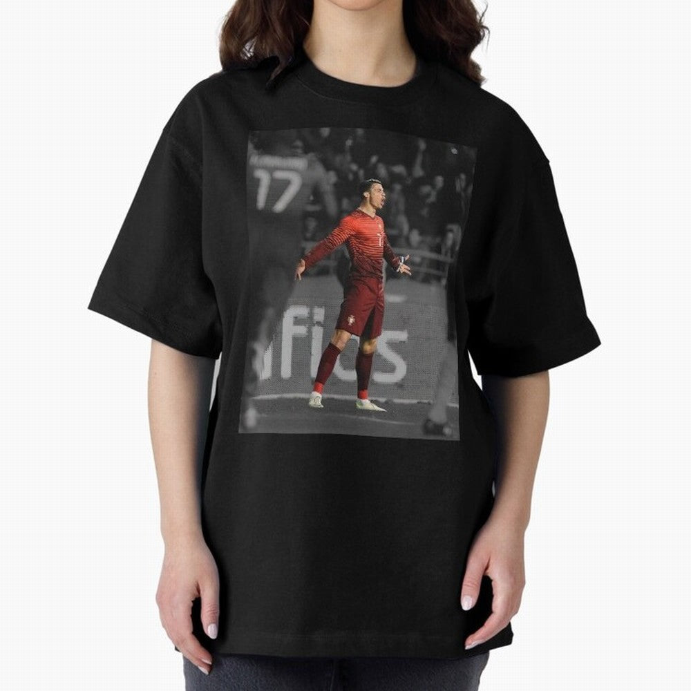 Cristiano Ronaldo Siuuuuuu,Ronaldo Gifts, Ronaldo Best Selling , Ronaldo Top Items Oversized T-Shirt Upgrade FIFA World Cup 2026 for Fans of Messi, CR7 and Mbappe and Spain, Bringing Retro Football Energy, Iconic Rivalries, Trophy Chase Drama and