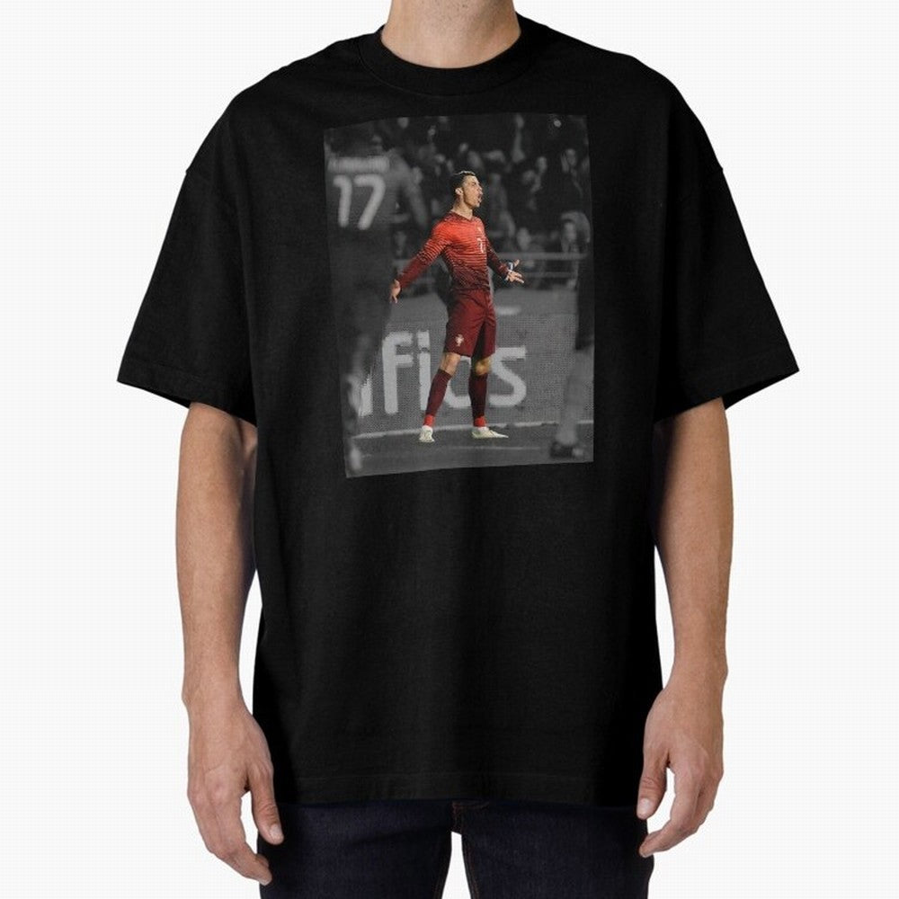 Cristiano Ronaldo Siuuuuuu,Ronaldo Gifts, Ronaldo Best Selling , Ronaldo Top Items Oversized T-Shirt Upgrade FIFA World Cup 2026 for Fans of Messi, CR7 and Mbappe and Spain, Bringing Retro Football Energy, Iconic Rivalries, Trophy Chase Drama and