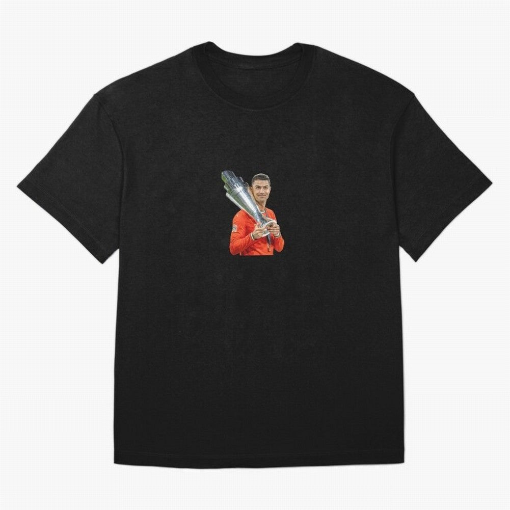 CR7 - Portugal Oversized T-Shirt Fuel Your Fan Pride for the FIFA World Cup 2026 Journey through Neymar Highlights, Brazil Pride, Global Supporter Spirit, Legendary Goals, National Colors and Tournament Celebration; Perfect for Fans, Collectors,