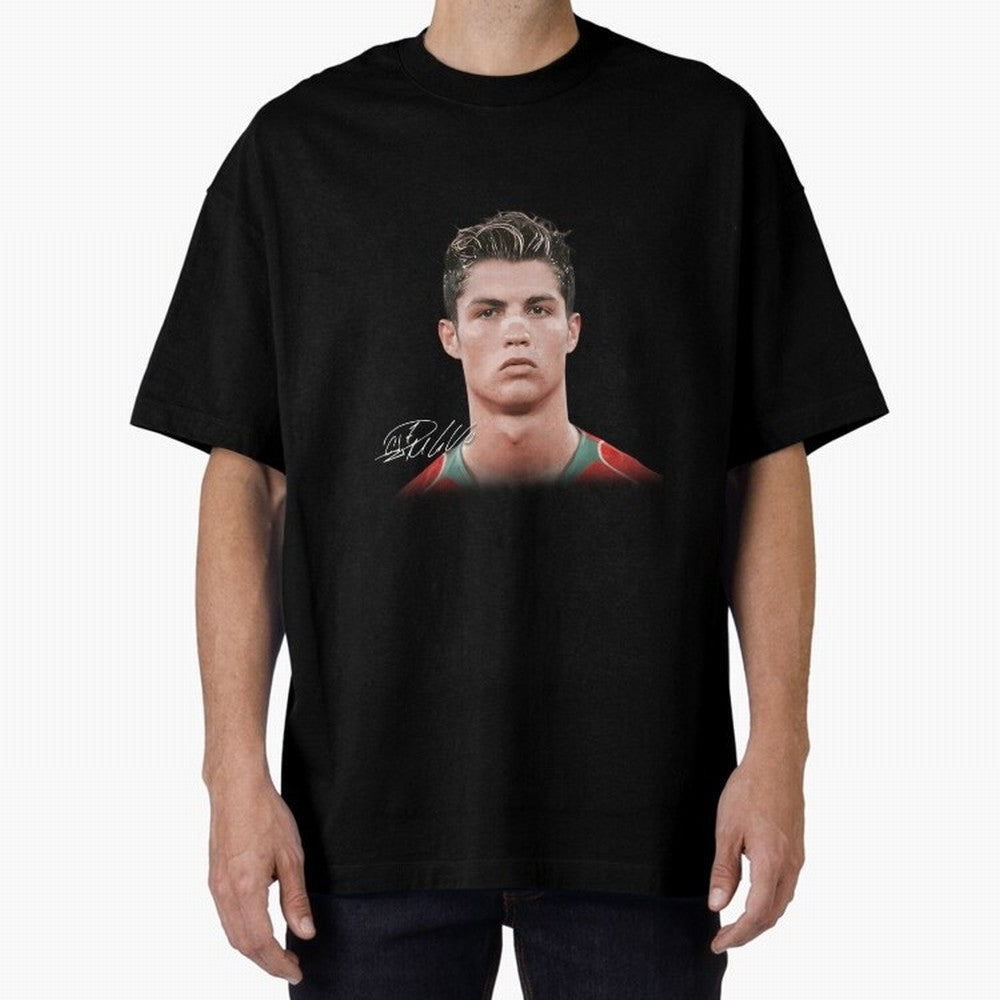 Cristiano Ronaldo Oversized T-Shirt Experience Global Football Passion for FIFA World Cup 2026 USA Canada Mexico, Driven by Mbappe and Neymar, Spain and Netherlands, Match Day Excitement, Supporter Culture, Golden Goals and Global Football Passion;
