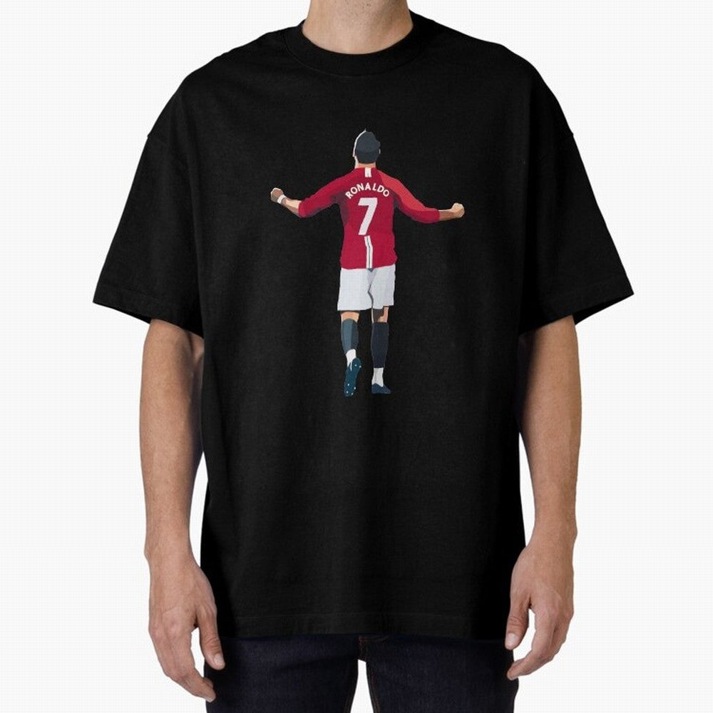 Cristiano Ronaldo Oversized T-Shirt Spotlight FIFA World Cup 2026 Group Stage Highlighting Haaland and Mbappe, France Energy, Game Day Rituals, Football Legends, Country Pride and the Road to the Final; Great for Supporters Who Love Legendary