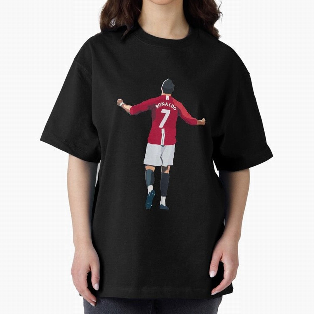 Cristiano Ronaldo Oversized T-Shirt Spotlight FIFA World Cup 2026 Group Stage Highlighting Haaland and Mbappe, France Energy, Game Day Rituals, Football Legends, Country Pride and the Road to the Final; Great for Supporters Who Love Legendary