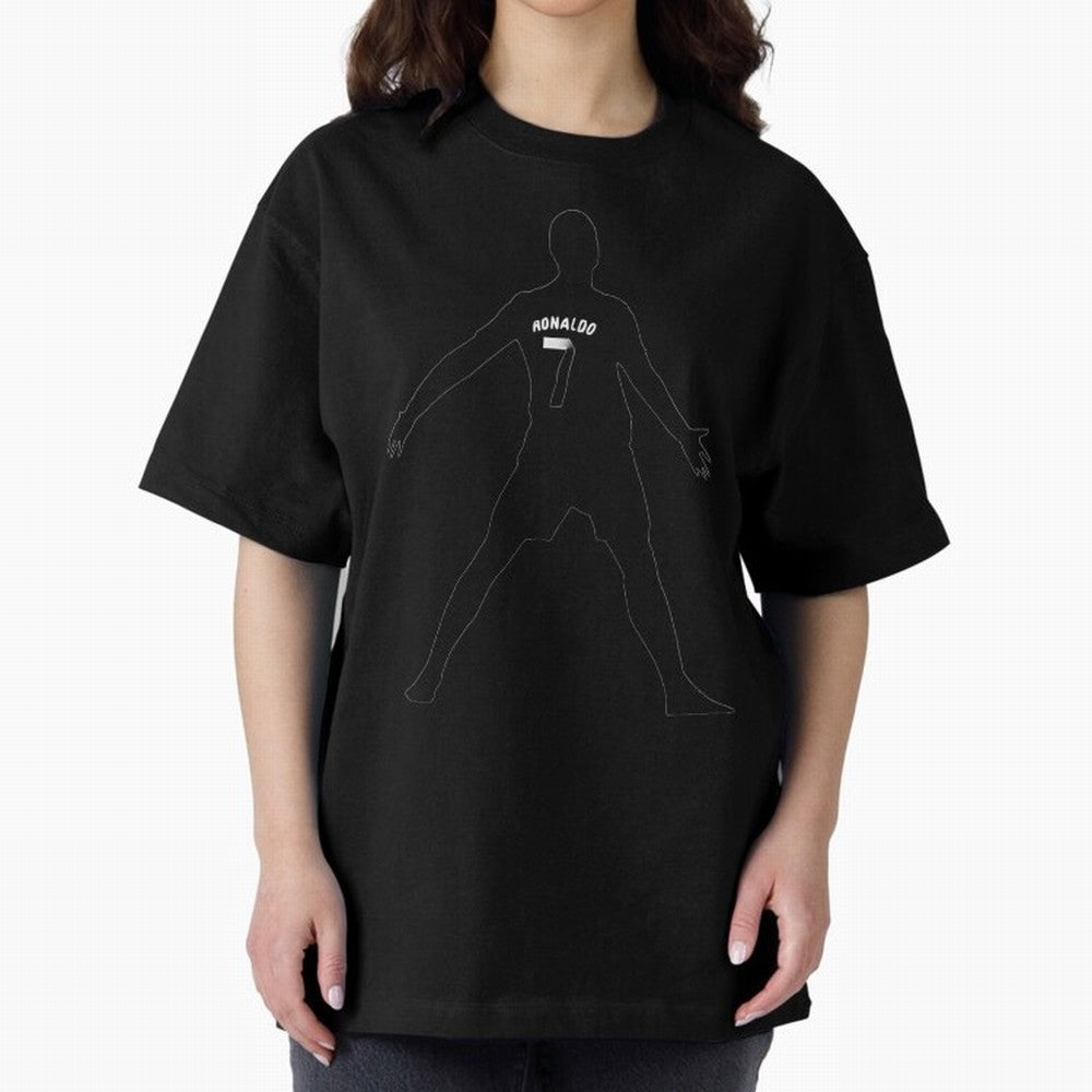 CR7 Oversized T-Shirt Show Fan Pride Across Match Day Hype around FIFA World Cup 2026 USA Canada Mexico, Messi and Cristiano Ronaldo, Spain and Netherlands, Sports Nostalgia, International Competition, Famous Players and Unforgettable Victories;
