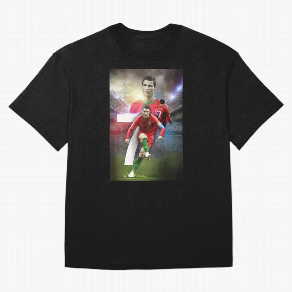 Cristiano Ronaldo Manchester United 4 Oversized T-Shirt Feel the Roar of FIFA World Cup 2026 Group Stage for Fans of Neymar, Haaland and Cristiano Ronaldo and Brazil, Portugal and Argentina, Bringing Football Festival Excitement, Trophy Ambitions,