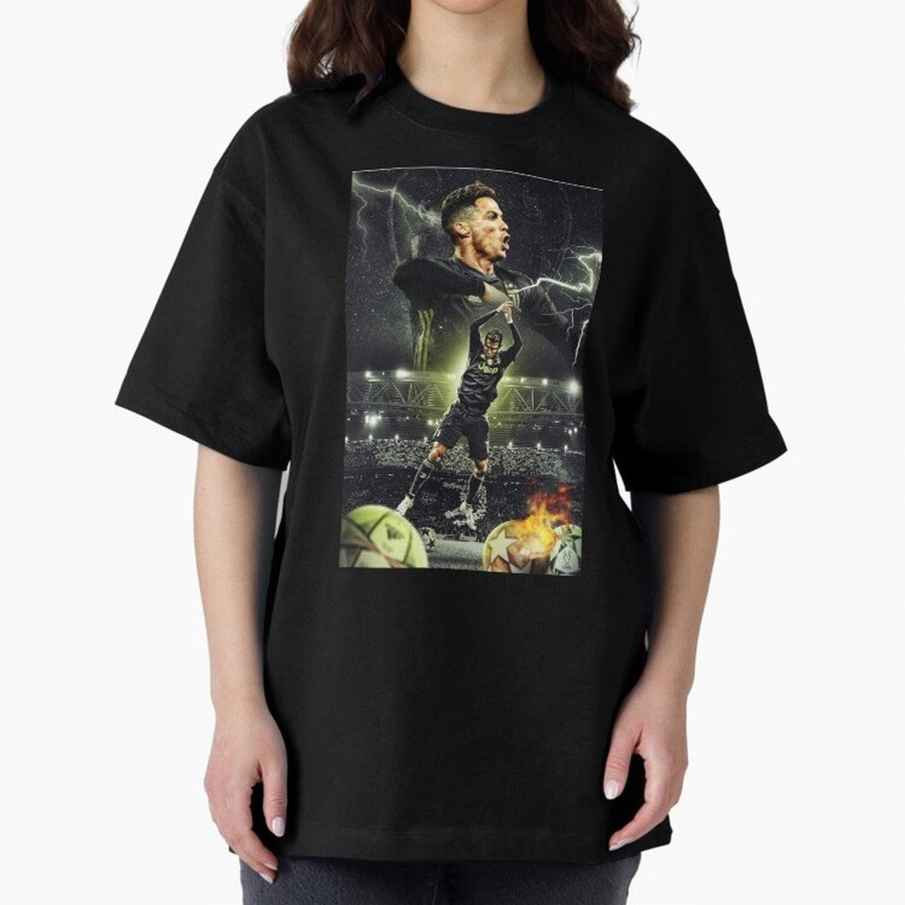 Ronaldo Illustration iPhone Case Oversized T-Shirt Upgrade FIFA World Cup 2026 Group Stage Spirit, Highlighting Netherlands, Cristiano Ronaldo, Match Day Excitement, Supporter Culture, Golden Goals and Global Football Passion; Made for Collectors