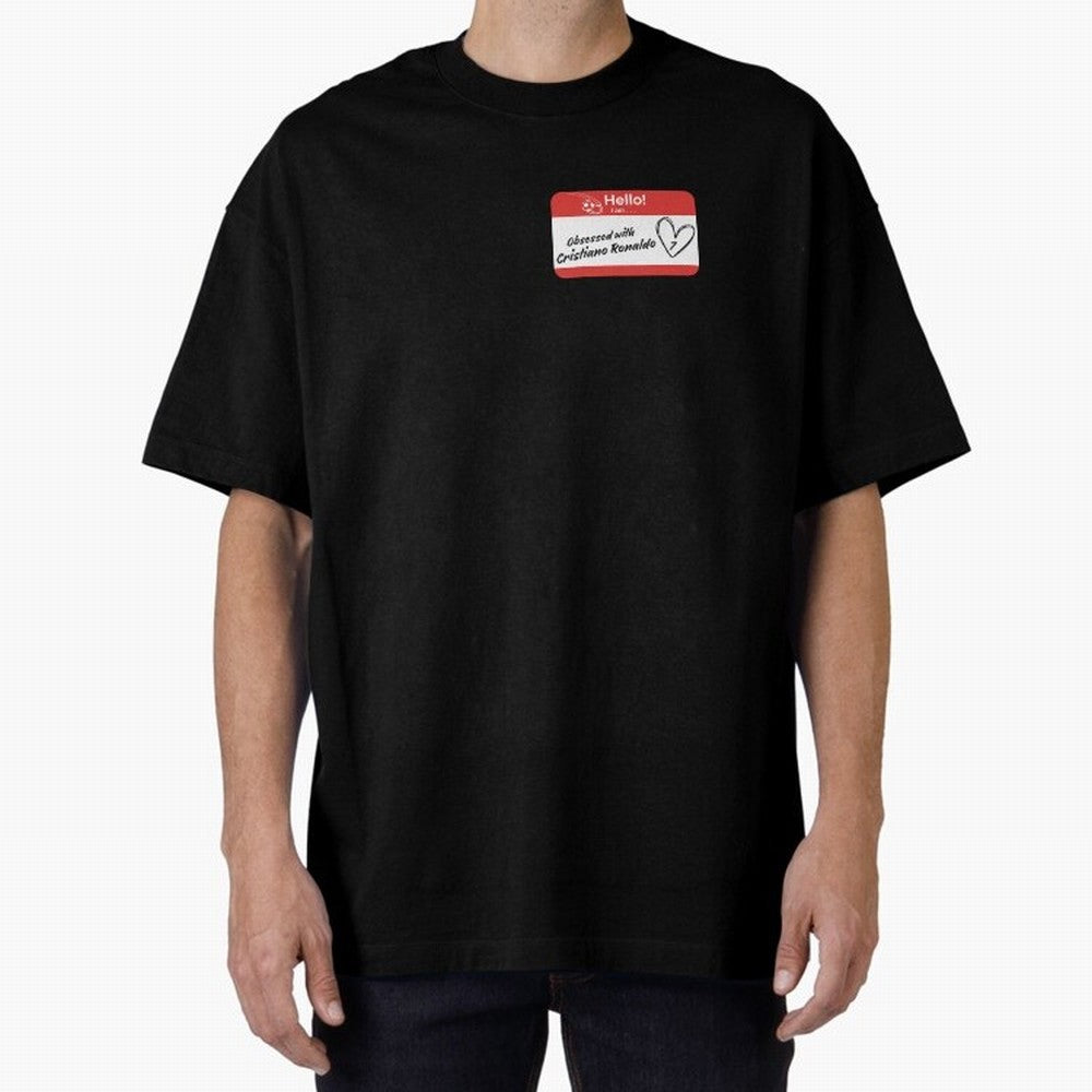 Cristiano Ronaldo Obsessed Oversized T-Shirt Share the Excitement of the FIFA World Cup 2026 Journey through Neymar Highlights, England and Germany Pride, Stadium Memories, Football Loyalty, International Chants and Championship Tradition; Ideal