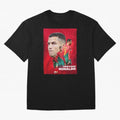 CRISTIANO RONALDO WORLD CUP 2022 Oversized T-Shirt Celebrate the Magic of FIFA World Cup 2026 USA Canada Mexico for Fans of Messi, Neymar and Mbappe and Argentina, France and Brazil, Bringing Vintage Soccer Flavor, Modern Football Stars, National