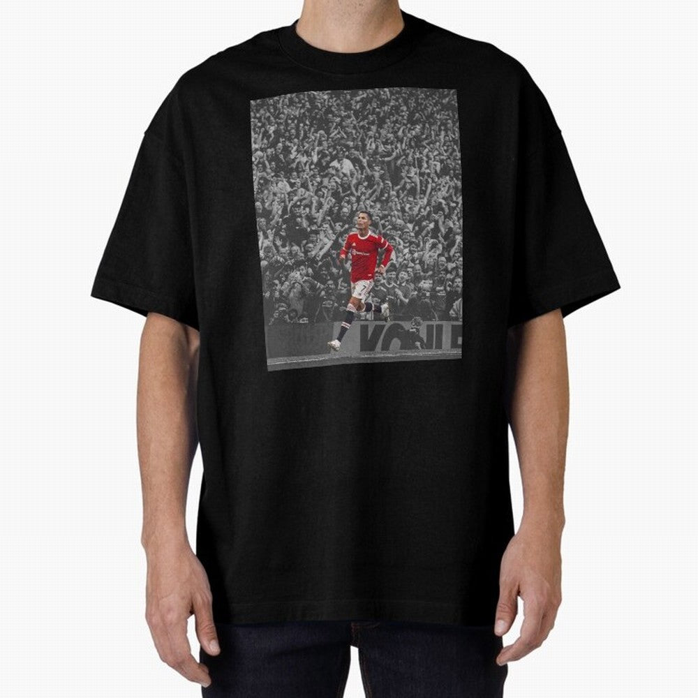 Ronaldo Cr7 Highlights Moment Manchester,Ronaldo Gifts,Ronaldo Cover,Ronaldo Prints Oversized T-Shirt Remember Iconic Moments from the FIFA World Cup 2026 Journey through Cristiano Ronaldo Highlights, England and Germany Pride, Supporter Pride,