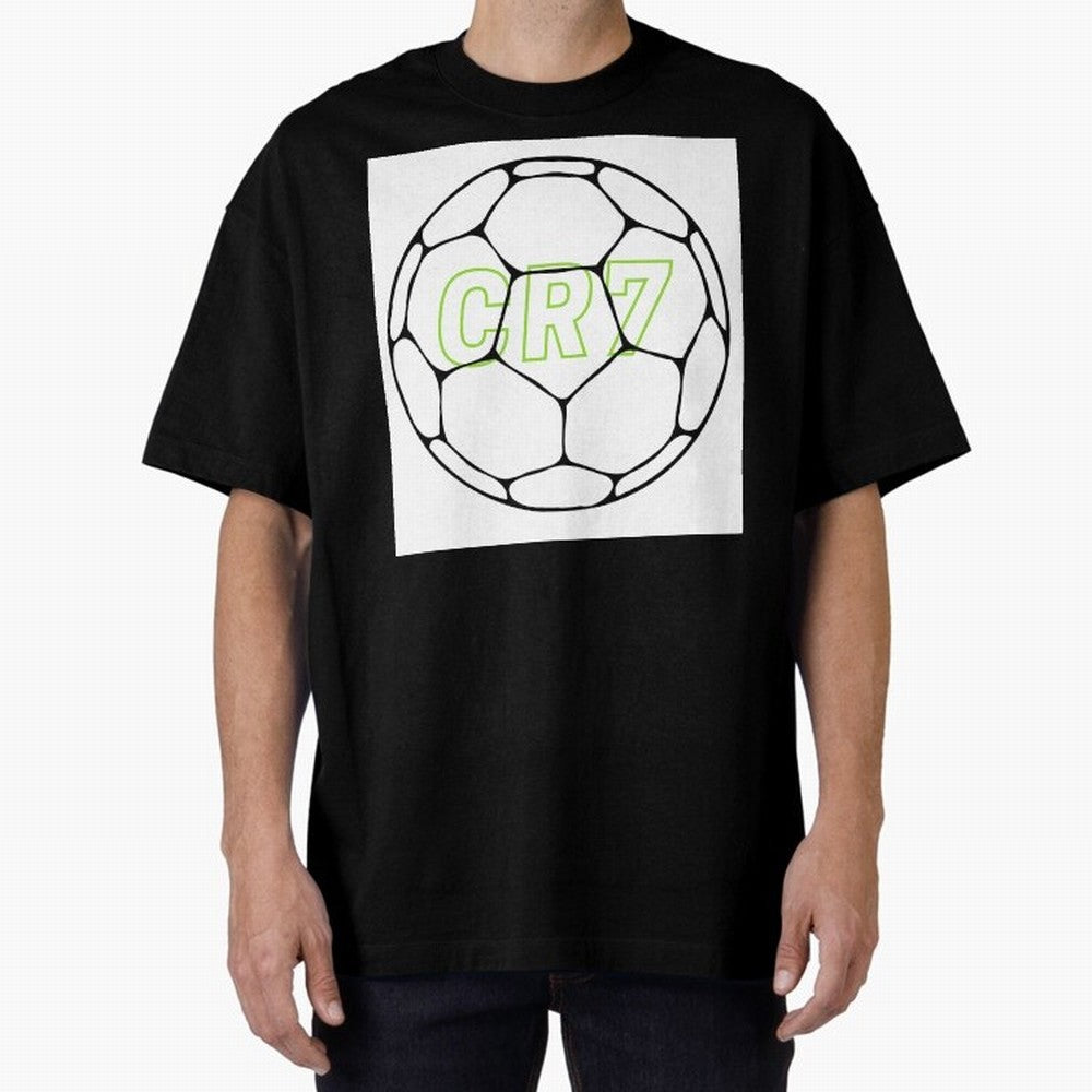 Cristiano Ronaldo ( CR7 ) Oversized T-Shirt Carry the Colors and Pride of FIFA World Cup 2026 USA Canada Mexico for Fans of Cristiano Ronaldo, Haaland and CR7 and England, France and Netherlands, Bringing Football History, Final Match Energy, Crowd