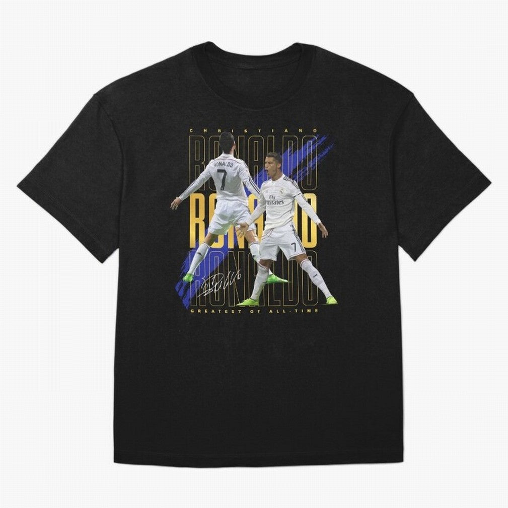 Cristiano Ronaldo Suuiii! Oversized T-Shirt Fuel Your Fan Pride for Global Football Passion for FIFA World Cup 2026 USA Canada Mexico, Capturing Messi, France and Portugal, Championship Spirit, Famous Goals, Roaring Crowds and International
