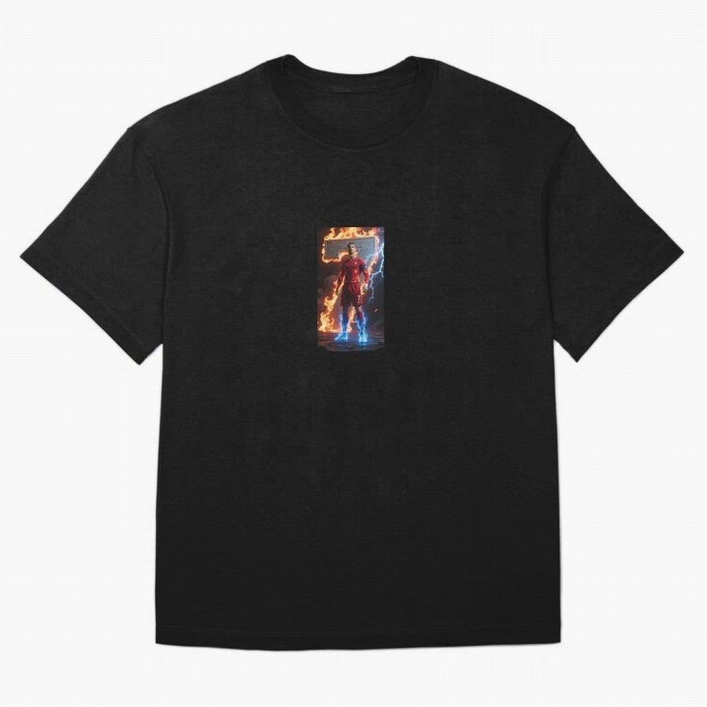 Christiano Ronaldo Cr7 Oversized T-Shirt Stand with FIFA World Cup 2026 USA Canada Mexico for Fans of Messi, Neymar and Mbappe and Portugal, Spain and Germany, Bringing Worldwide Fan Energy, Dramatic Goals, Stadium Lights and Championship