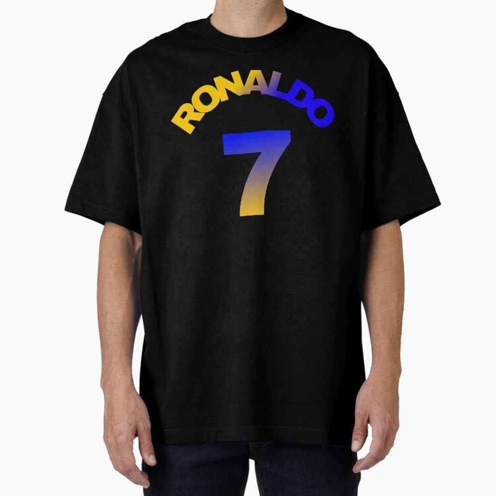 Cristiano Ronaldo Manchester United Oversized T-Shirt Remember Iconic Moments from FIFA World Cup 2026 Group Stage for Fans of Messi and Cristiano Ronaldo and Spain, Bringing Football Festival Excitement, Trophy Ambitions, Country Rivalries and