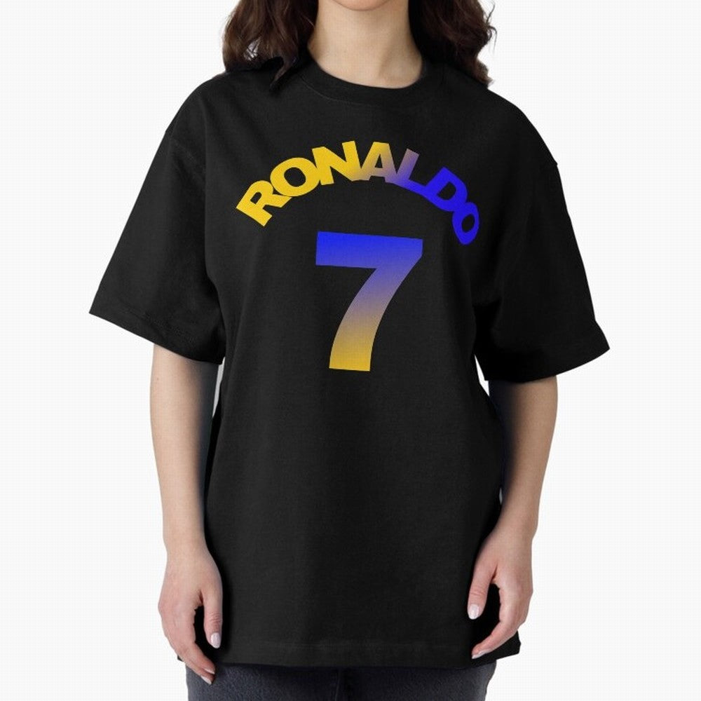 Cristiano Ronaldo Manchester United Oversized T-Shirt Remember Iconic Moments from FIFA World Cup 2026 Group Stage for Fans of Messi and Cristiano Ronaldo and Spain, Bringing Football Festival Excitement, Trophy Ambitions, Country Rivalries and