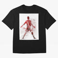 Cristiano Ronaldo Oversized T-Shirt Feel the Roar of FIFA World Cup 2026 USA Canada Mexico for Fans of Haaland and Mbappe and Argentina, Bringing Championship Spirit, Famous Goals, Roaring Crowds and International Football Unity; Ideal for