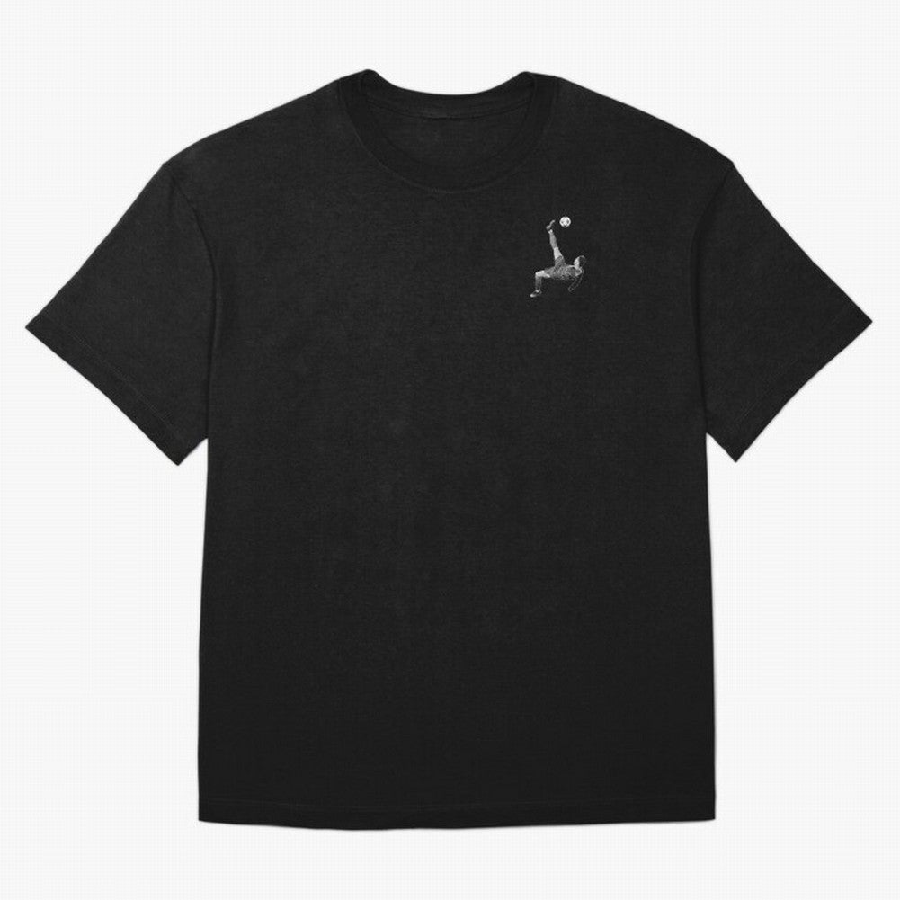The fallback (b / w) Oversized T-Shirt Feel the Trophy Chase of Global Football Passion for FIFA World Cup 2026 USA Canada Mexico, Filled with Cristiano Ronaldo, Spain and Netherlands, Sports Nostalgia, International Competition, Famous Players and