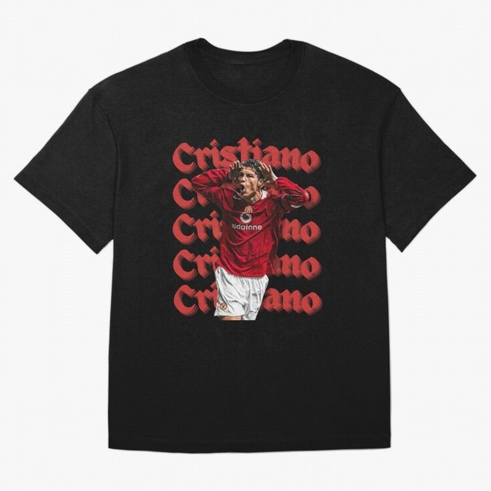 CR7 Oversized T-Shirt Follow the Road to the FIFA World Cup 2026 Journey through Cristiano Ronaldo, Haaland and CR7 Highlights, Argentina, France and Brazil Pride, Vintage Soccer Flavor, Modern Football Stars, National Flags and Final Night