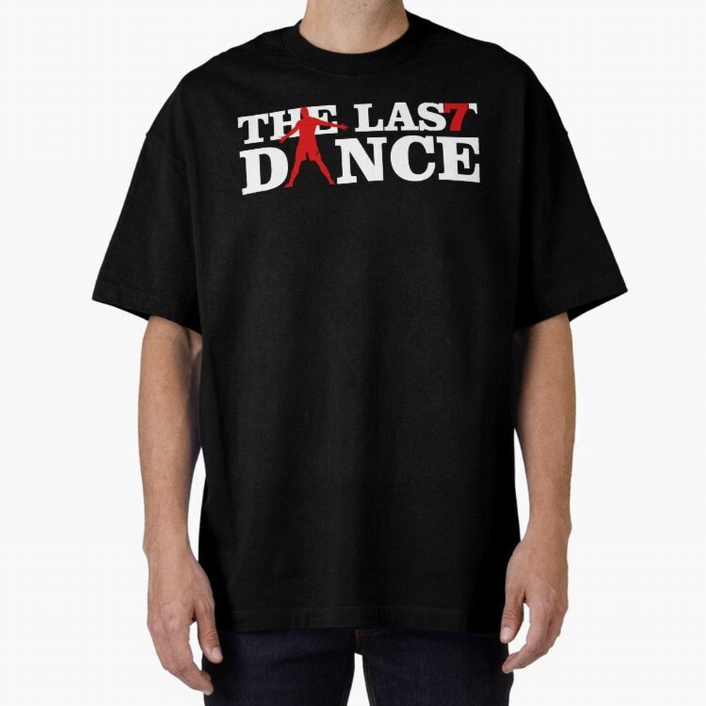 Cr7 The Last Dance Oversized T-Shirt Cheer for Match Day Hype around FIFA World Cup 2026, Messi and Cristiano Ronaldo, Brazil, Sports Nostalgia, International Competition, Famous Players and Unforgettable Victories; Great for Supporters Who Love