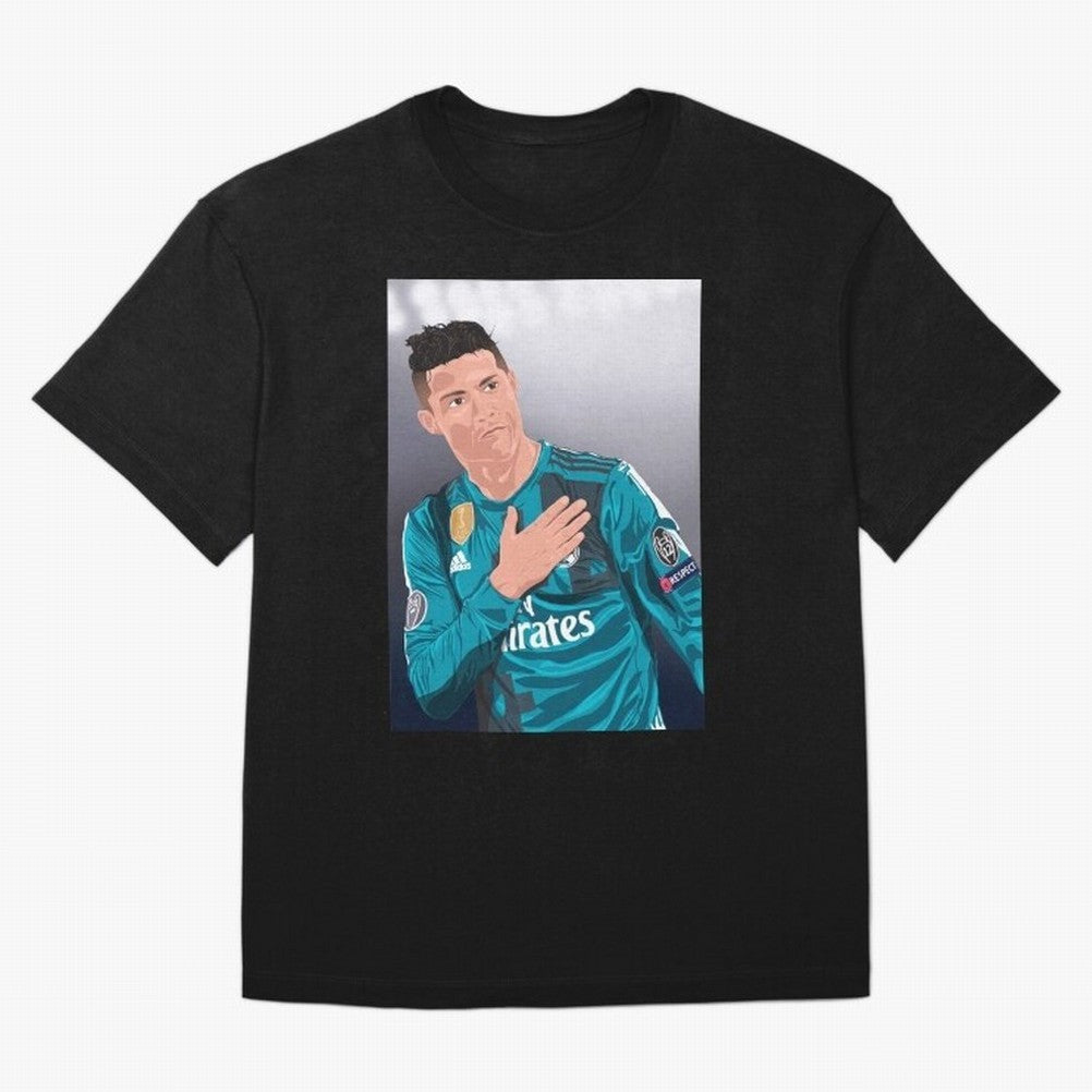 Cristiano Ronaldo Oversized T-Shirt Stand Out with Spirit from Match Day Hype around FIFA World Cup 2026, Mbappe and Neymar, Argentina and Brazil, Football Festival Excitement, Trophy Ambitions, Country Rivalries and Star Player Buzz; Ideal for