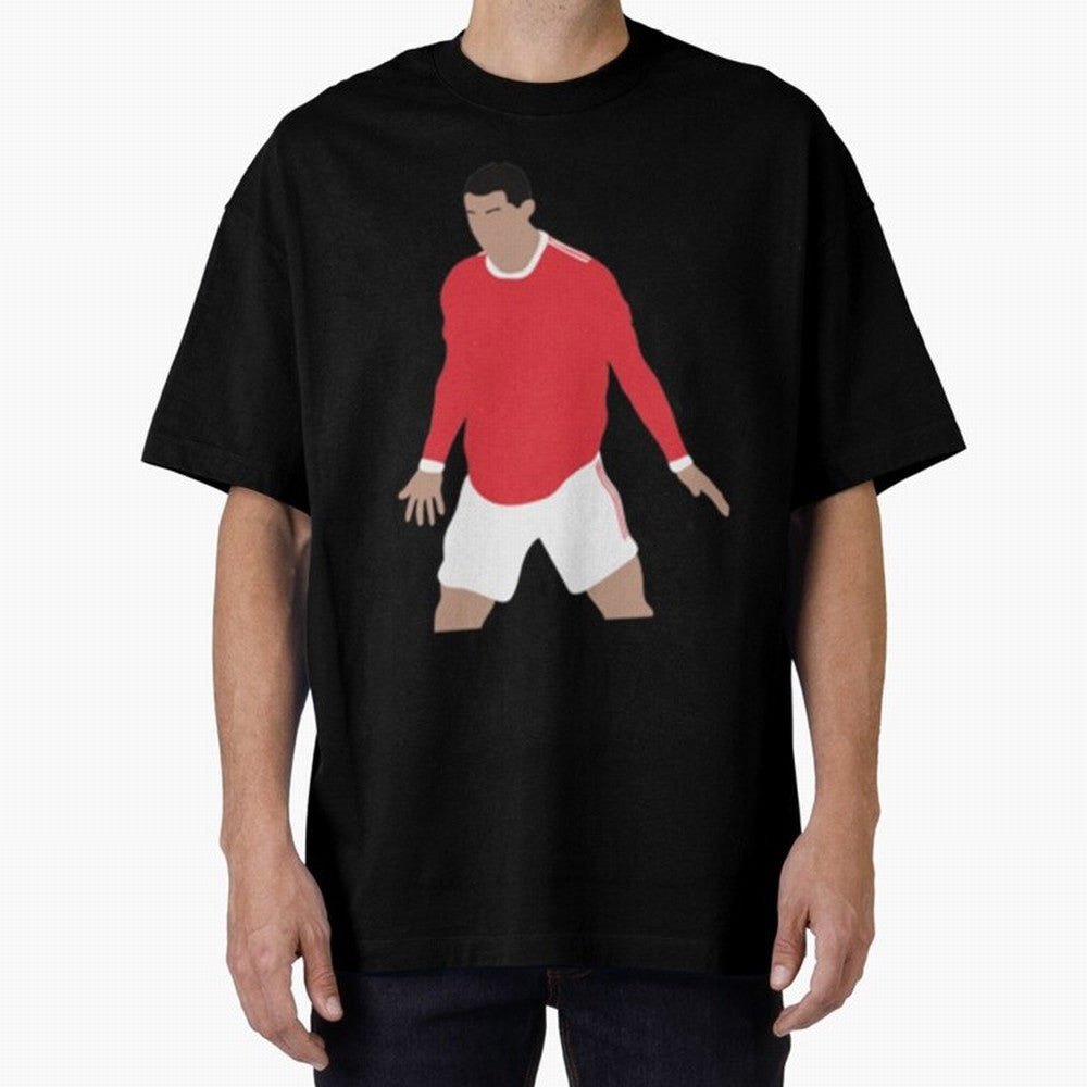 Cristiano Ronaldo Oversized T-Shirt Turn Up for the FIFA World Cup 2026 Group Stage Journey through CR7 and Messi Highlights, Netherlands Pride, Championship Spirit, Famous Goals, Roaring Crowds and International Football Unity; Ideal for Fans Who