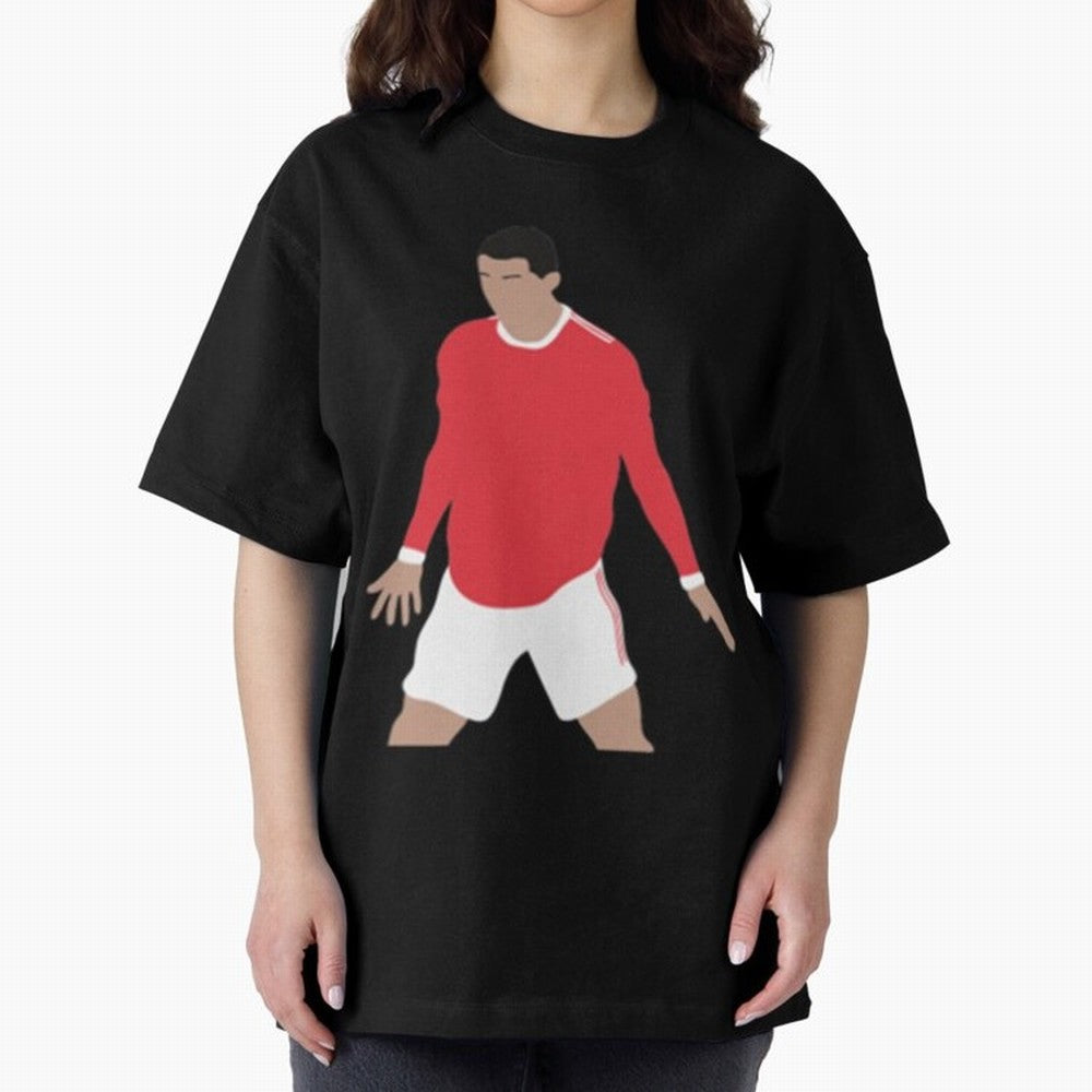 Cristiano Ronaldo Oversized T-Shirt Turn Up for the FIFA World Cup 2026 Group Stage Journey through CR7 and Messi Highlights, Netherlands Pride, Championship Spirit, Famous Goals, Roaring Crowds and International Football Unity; Ideal for Fans Who