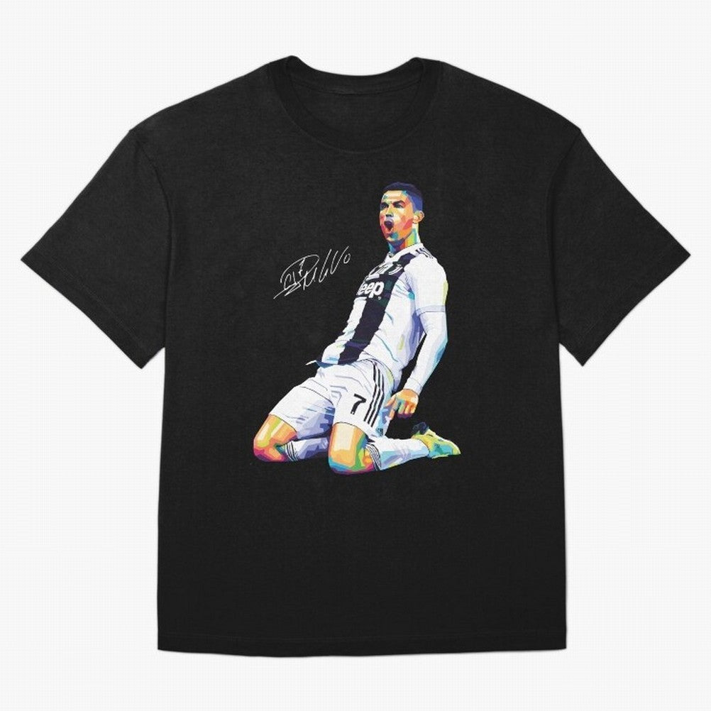 C Ronaldo Wpap Pop Art Oversized T-Shirt Follow Match Day Hype around FIFA World Cup 2026, CR7, Spain, Football Festival Excitement, Trophy Ambitions, Country Rivalries and Star Player Buzz; Built for Supporters Chasing Trophy Dreams, Final Match