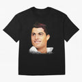 Cristiano Ronaldo CR7 | Digital Painting Oversized T-Shirt Support FIFA World Cup 2026 for Fans of Cristiano Ronaldo, Haaland and CR7 and Portugal, Bringing Football Passion, Legendary Performances, Festival Vibes and Supporter Community; Perfect