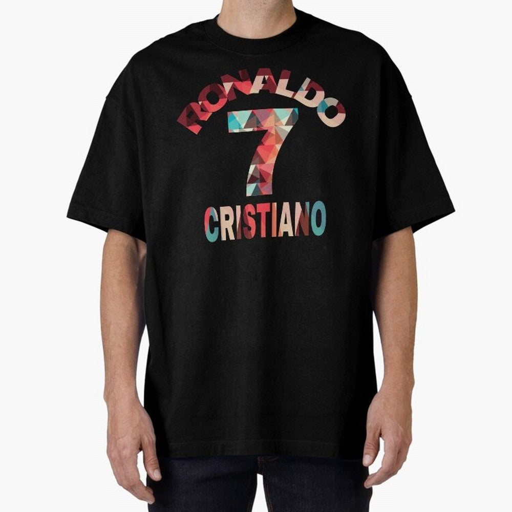 Cristiano Ronaldo Manchester United Oversized T-Shirt Honor FIFA World Cup 2026 USA Canada Mexico for Fans of CR7 and Brazil, Portugal and Argentina, Bringing Tournament Hype, Historic Matchups, Family Viewing Parties and Global Sports Pride;