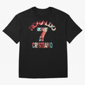Cristiano Ronaldo Manchester United Oversized T-Shirt Honor FIFA World Cup 2026 USA Canada Mexico for Fans of CR7 and Brazil, Portugal and Argentina, Bringing Tournament Hype, Historic Matchups, Family Viewing Parties and Global Sports Pride;