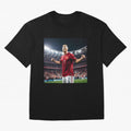 cristiano ronaldo celebrates goal Oversized T-Shirt Experience Match Day Hype around FIFA World Cup 2026 Group Stage, Messi, Neymar and Mbappe, Germany, Sports Nostalgia, International Competition, Famous Players and Unforgettable Victories; Ideal