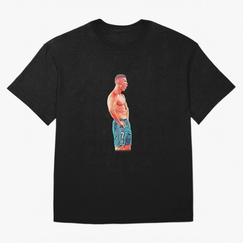 what a celebration by cristiano ronaldo Oversized T-Shirt Bring FIFA World Cup 2026 Group Stage for Fans of Messi and Argentina, France and Brazil, Bringing Championship Spirit, Famous Goals, Roaring Crowds and International Football Unity; Ideal