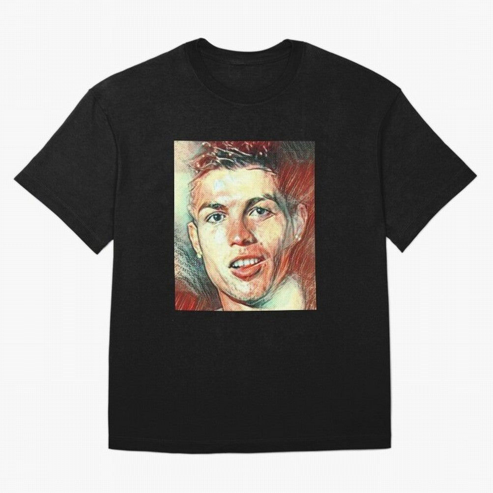 Cristiano Ronaldo Oversized T-Shirt Showcase Global Football Passion for FIFA World Cup 2026 USA Canada Mexico, with Messi, CR7 and Mbappe, Spain and Netherlands, Vintage Soccer Flavor, Modern Football Stars, National Flags and Final Night Emotion;