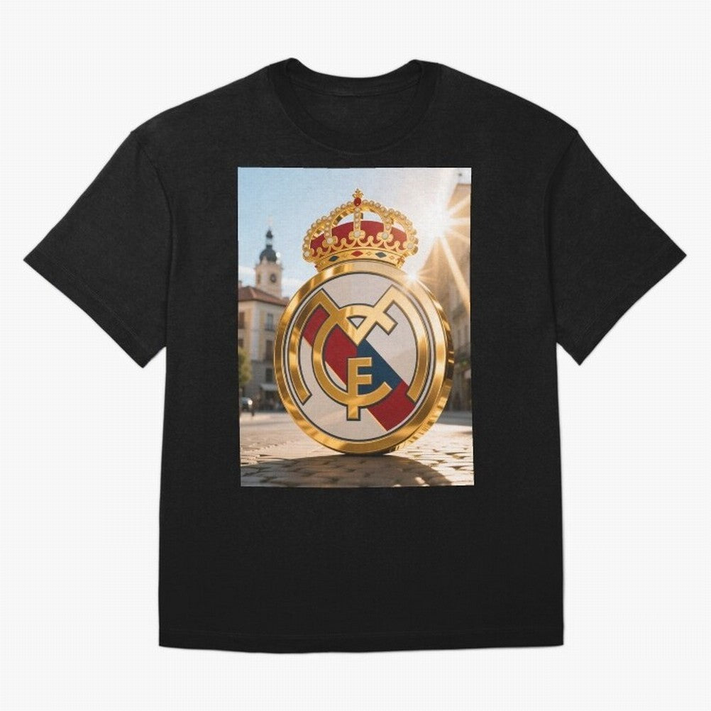 Plaza Sol Real Madrid Oversized T-Shirt Carry the Colors and Pride of FIFA World Cup 2026 USA Canada Mexico Inspired by Messi and Cristiano Ronaldo, Portugal Energy, Vintage Soccer Flavor, Modern Football Stars, National Flags and Final Night