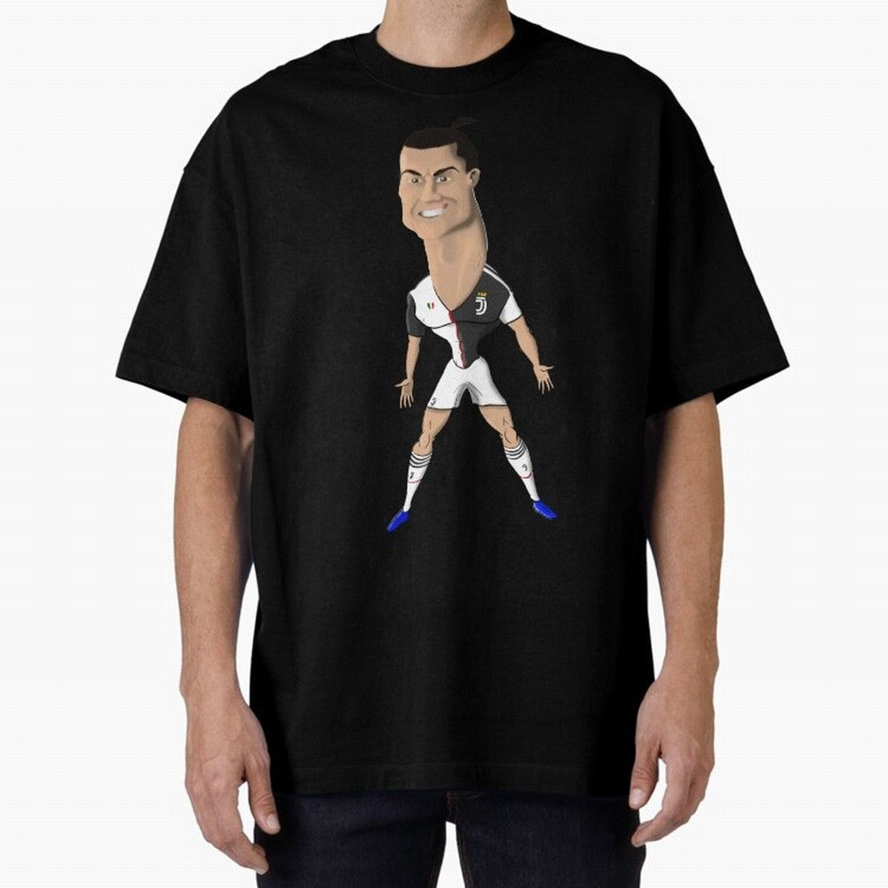 CR7 Oversized T-Shirt Fuel Your Fan Pride for FIFA World Cup 2026 Group Stage Celebrating Messi, Neymar and Mbappe, England and Germany Energy, Sports Nostalgia, International Competition, Famous Players and Unforgettable Victories; Perfect for