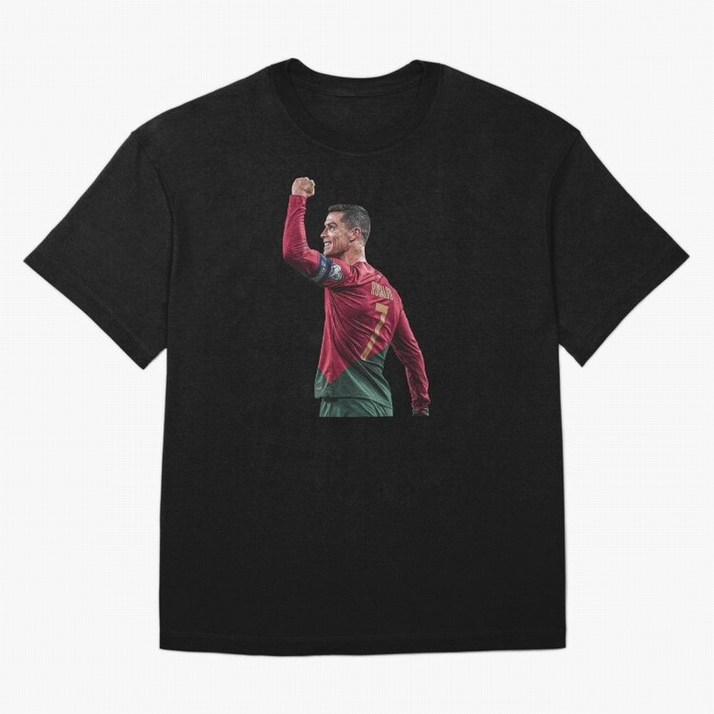 Cristiano Ronaldo Oversized T-Shirt Feel International Energy from Global Football Passion for FIFA World Cup 2026 USA Canada Mexico, Made for Messi, Neymar and Mbappe, Argentina, Goal Celebration Energy, Supporter Heritage, Football Icons and