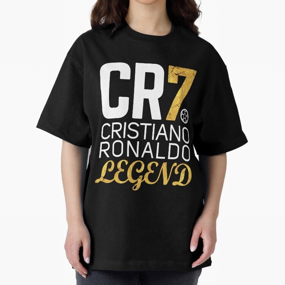 CR7 legend gold Oversized T-Shirt Celebrate Unforgettable Nights in the FIFA World Cup 2026 Journey through Mbappe Highlights, Germany Pride, Football Passion, Legendary Performances, Festival Vibes and Supporter Community; Perfect for Supporters