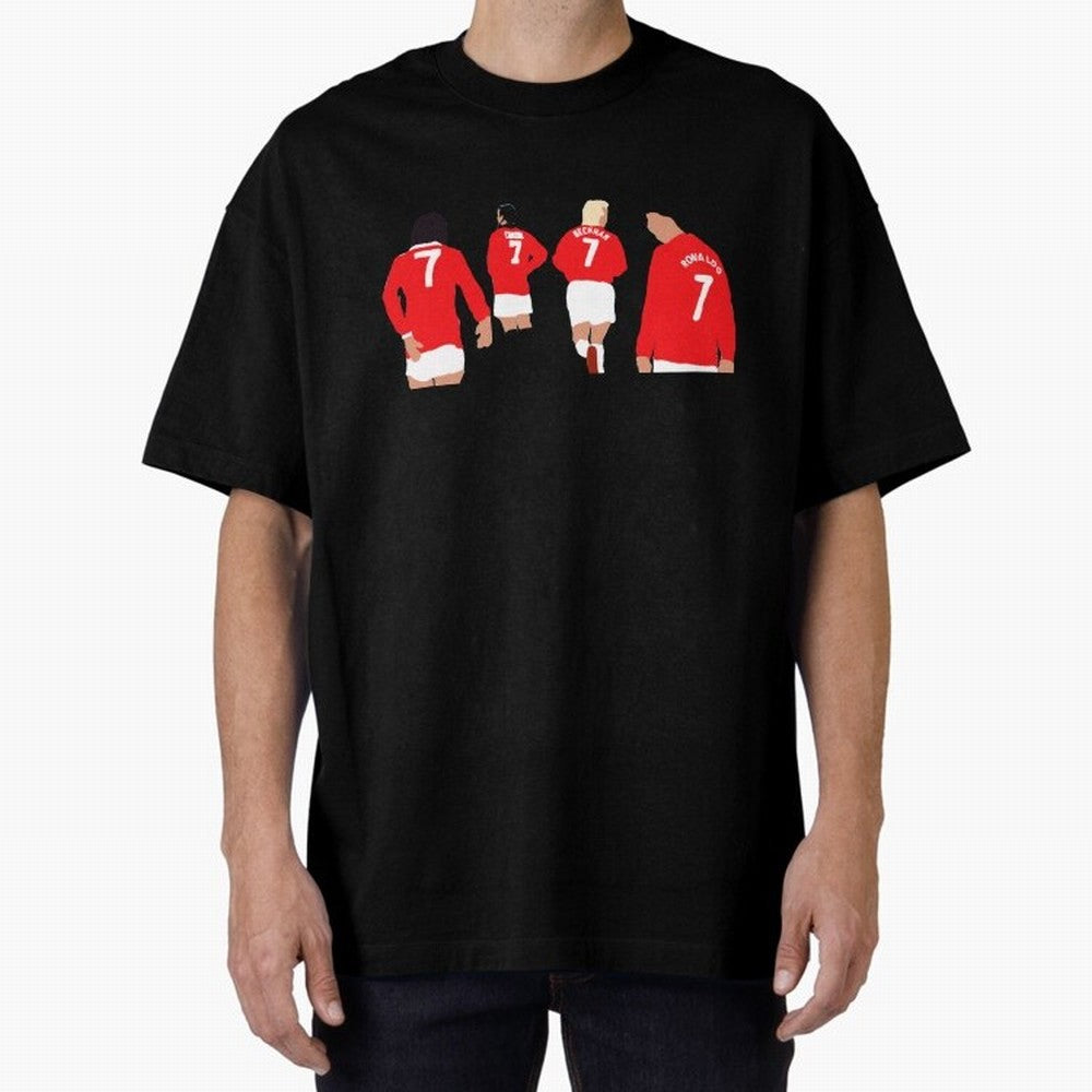 Manchester United Number 7 Legends Oversized T-Shirt Discover FIFA World Cup 2026 USA Canada Mexico Inspired by Mbappe, England and Germany Energy, Classic Soccer Heritage, Championship Pressure, Fan Loyalty and International Pride; Built for