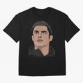Cristiano Ronaldo Oversized T-Shirt Honor the Football Icons of FIFA World Cup 2026 Group Stage for Fans of CR7 and Messi and Spain, Bringing Global Supporter Spirit, Legendary Goals, National Colors and Tournament Celebration; Ideal for Passionate
