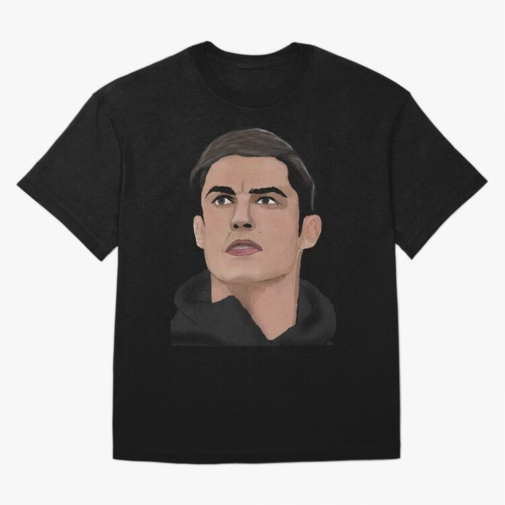 Cristiano Ronaldo Oversized T-Shirt Honor the Football Icons of FIFA World Cup 2026 Group Stage for Fans of CR7 and Messi and Spain, Bringing Global Supporter Spirit, Legendary Goals, National Colors and Tournament Celebration; Ideal for Passionate