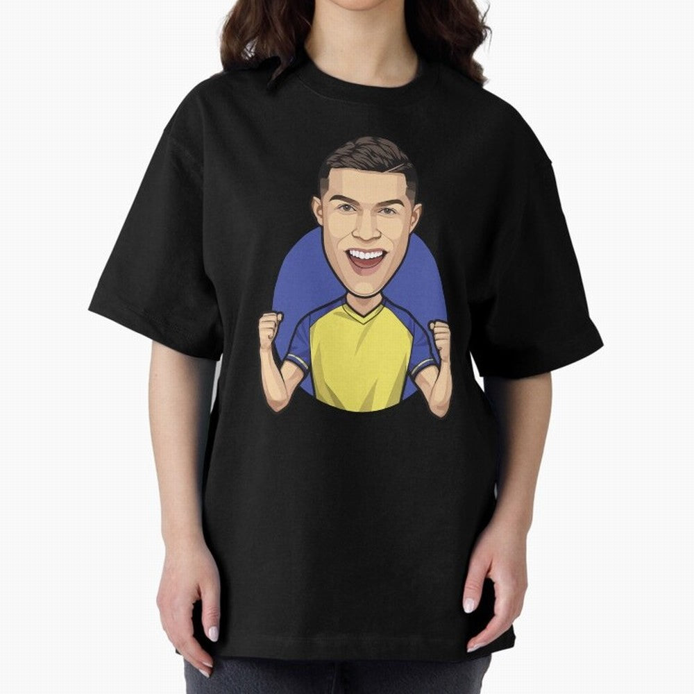 Ronaldo Al-Nassr 2022 Oversized T-Shirt Bring Global Tournament Vibes to Match Day Hype around FIFA World Cup 2026, Messi and Cristiano Ronaldo, Argentina, France and Brazil, Fan Favorite Moments, National Team Passion, Big Match Drama and Soccer