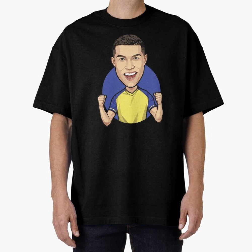 Ronaldo Al-Nassr 2022 Oversized T-Shirt Bring Global Tournament Vibes to Match Day Hype around FIFA World Cup 2026, Messi and Cristiano Ronaldo, Argentina, France and Brazil, Fan Favorite Moments, National Team Passion, Big Match Drama and Soccer