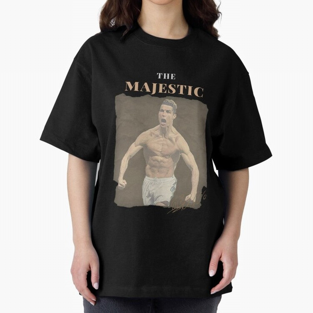 Siuuu CR7 Cristiano Ronaldo Oversized T-Shirt Turn Football Passion into Global Football Passion for FIFA World Cup 2026 USA Canada Mexico, Celebrating Cristiano Ronaldo, Haaland and CR7, Spain, Stadium Chants, National Pride, Trophy Dreams and