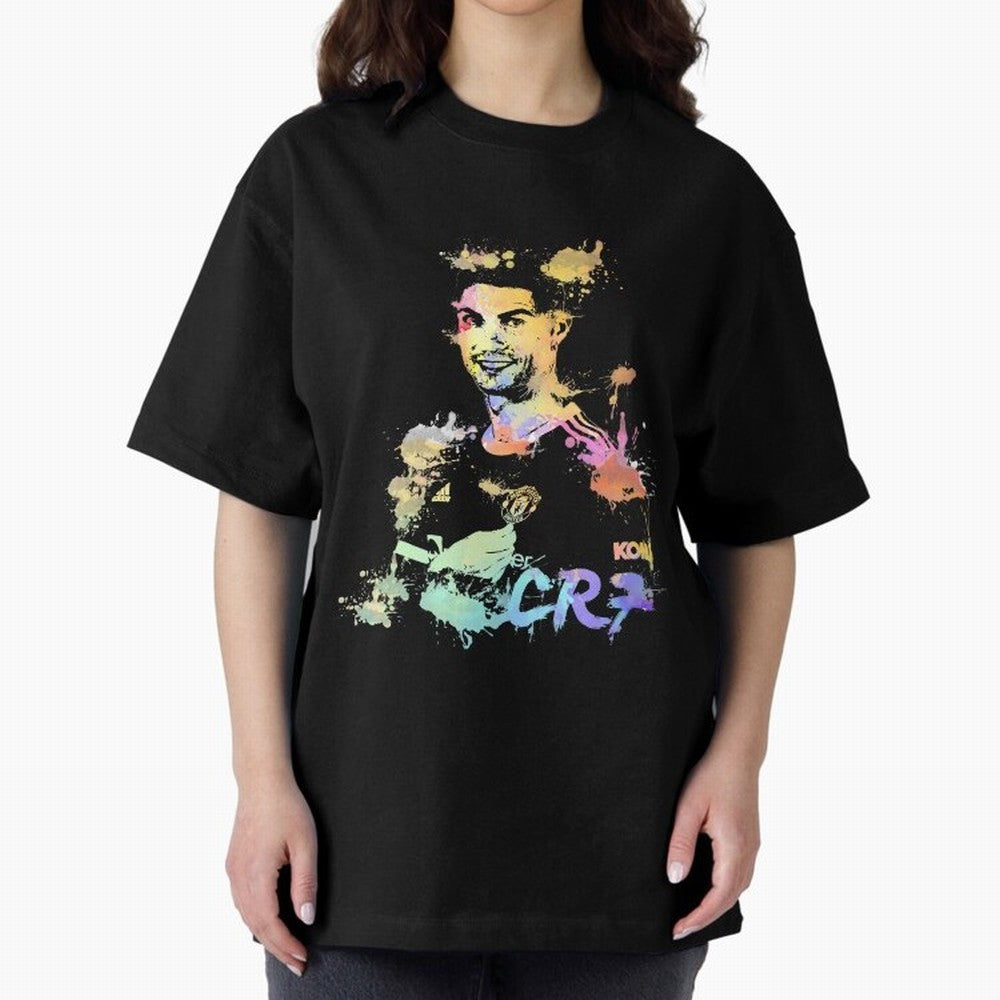 Cristiano Ronaldo Cristiano Ronaldoooo Oversized T-Shirt Show Up for the Glory of FIFA World Cup 2026 Group Stage Spirit, Celebrating France and Portugal, Messi and Cristiano Ronaldo, Goal Celebration Energy, Supporter Heritage, Football Icons and