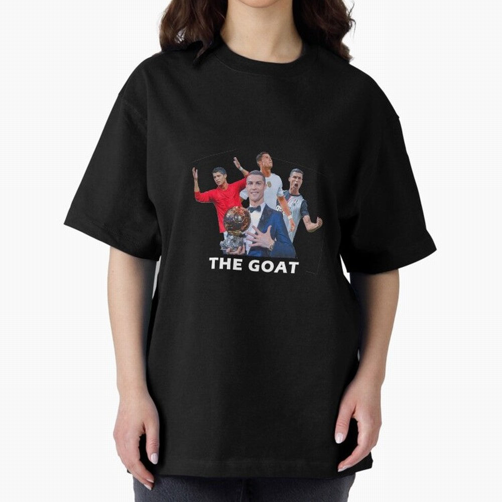 Cristiano Ronaldo Oversized T-Shirt Remember Iconic Moments from FIFA World Cup 2026 USA Canada Mexico Spirit, Inspired by Brazil, Messi and Cristiano Ronaldo, Tournament Hype, Historic Matchups, Family Viewing Parties and Global Sports Pride; Made