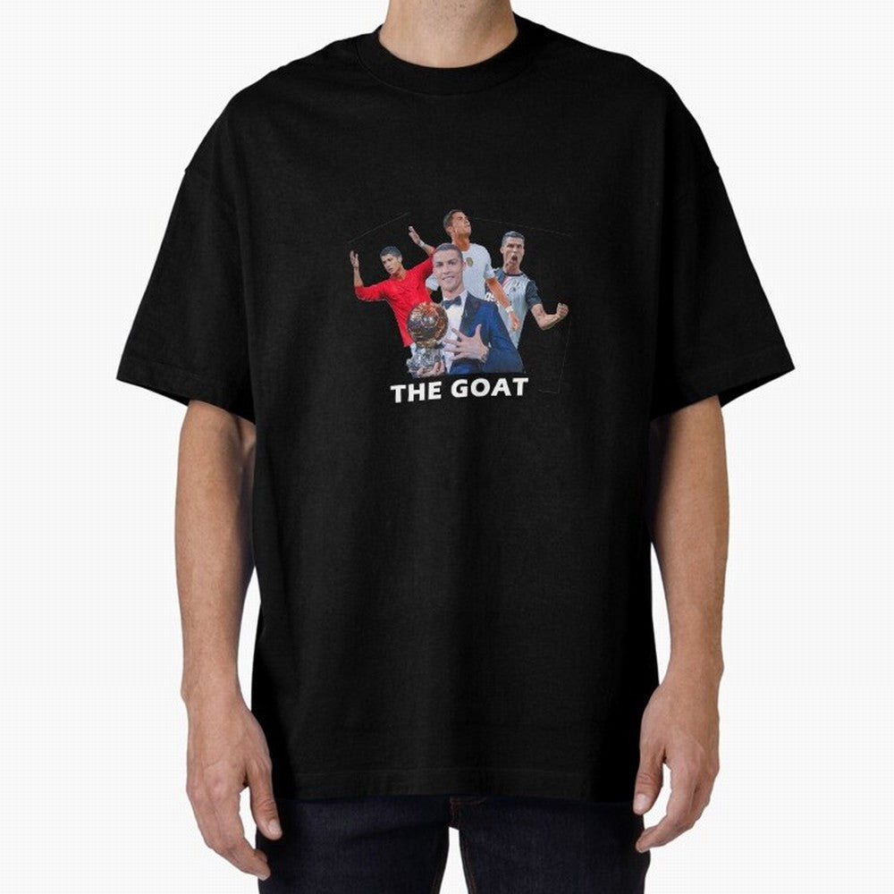 Cristiano Ronaldo Oversized T-Shirt Remember Iconic Moments from FIFA World Cup 2026 USA Canada Mexico Spirit, Inspired by Brazil, Messi and Cristiano Ronaldo, Tournament Hype, Historic Matchups, Family Viewing Parties and Global Sports Pride; Made